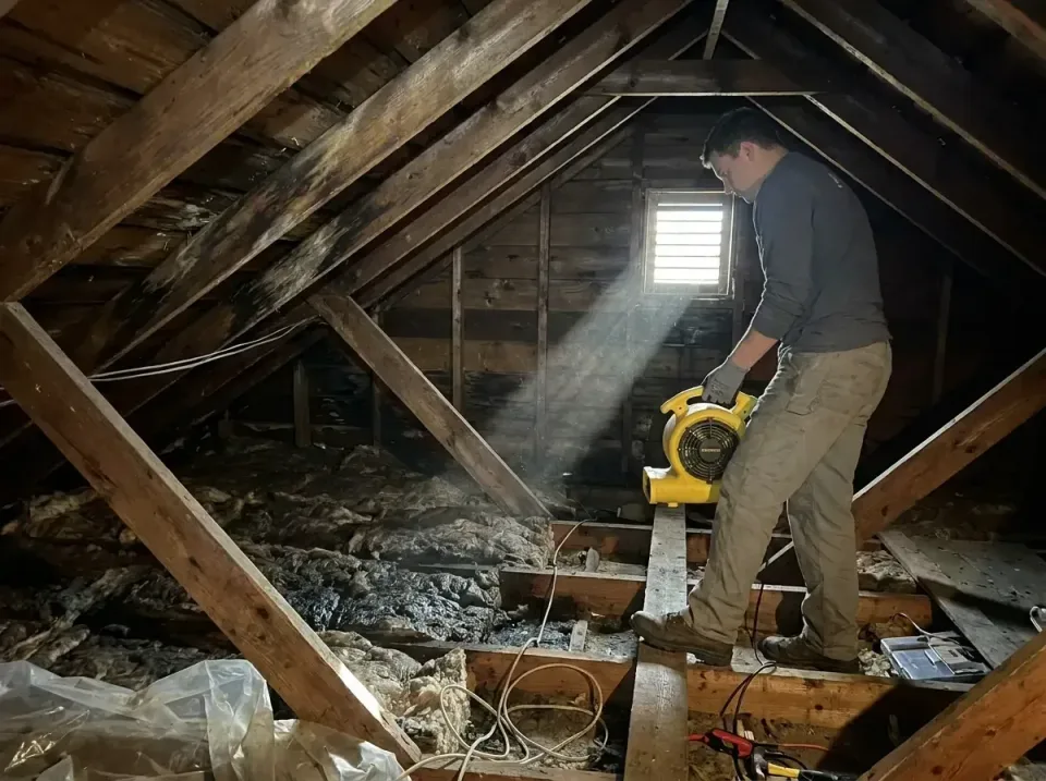 attic-water-damage-drying-proc-007 — frequently asked questions, Emergency Water Extraction & 24/7 Flood Response in Monteva…